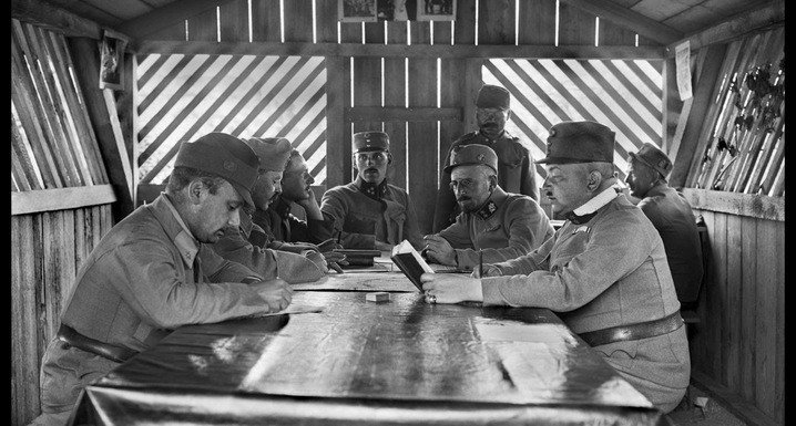 Gustav Brož   Officer’s Meeting.