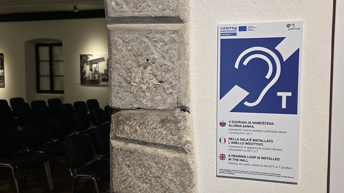 Slušna zanka na Gradu Kromberk