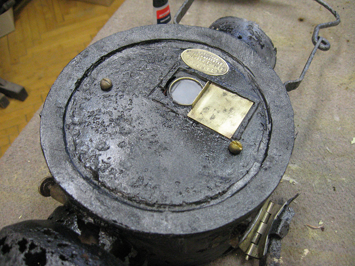 Železničarska signalna svetilka – petrolejka